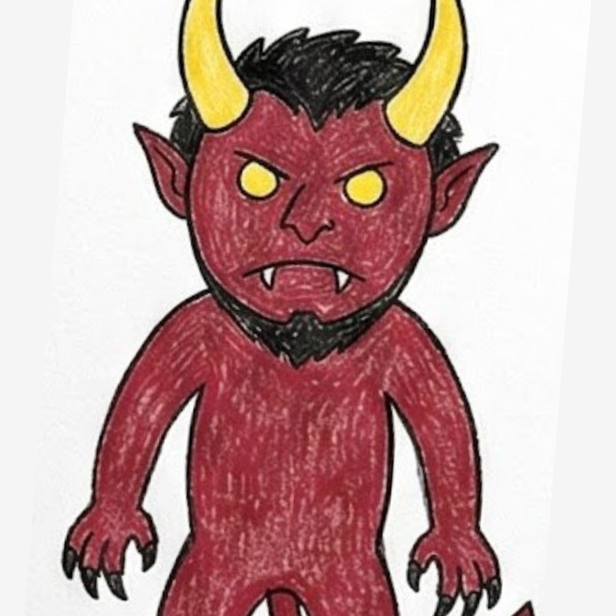 Realistic Demon Drawing Tutorial From Simple Shapes to a Fierce Finish