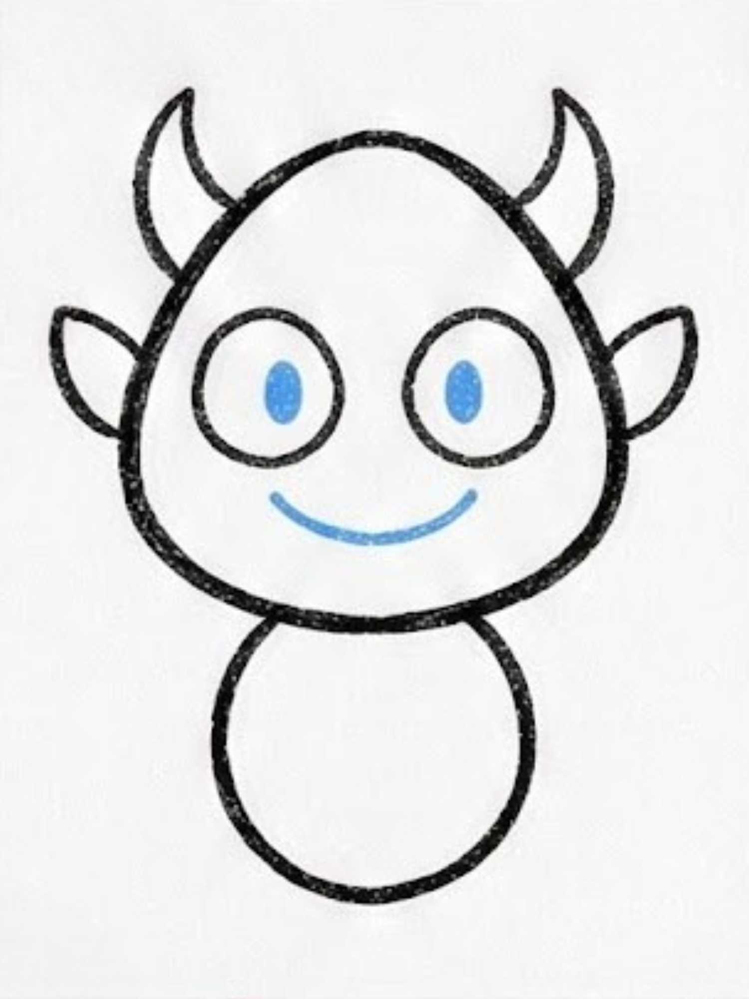 Mini Demon Draw How to Draw a Cute Demon Drawing Step by Step