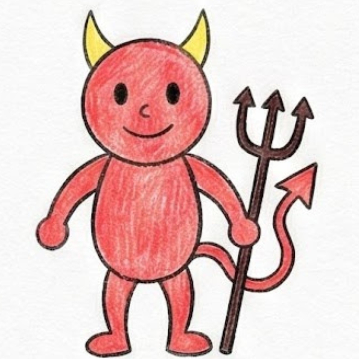 Easy Devil Drawing for Beginners: A Cute Step-by-Step Guide Anyone Can ...