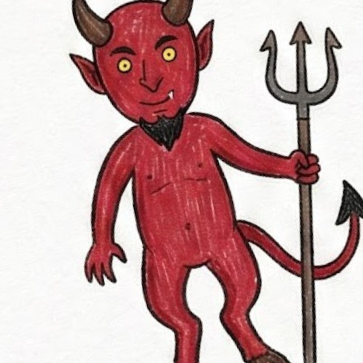 Realistic Devil Drawing Step by Step for Artists Who Love Dark Detail