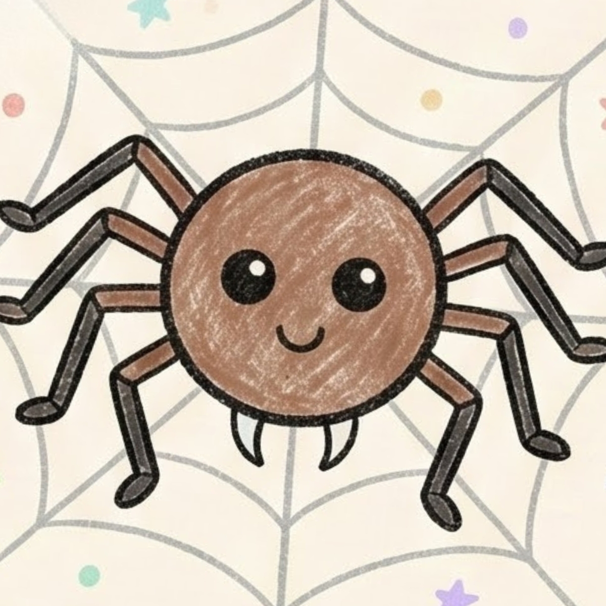 Spider Simple Spider Drawing Tutorial: A Cute and Easy Step-by-Step Guide for Kids