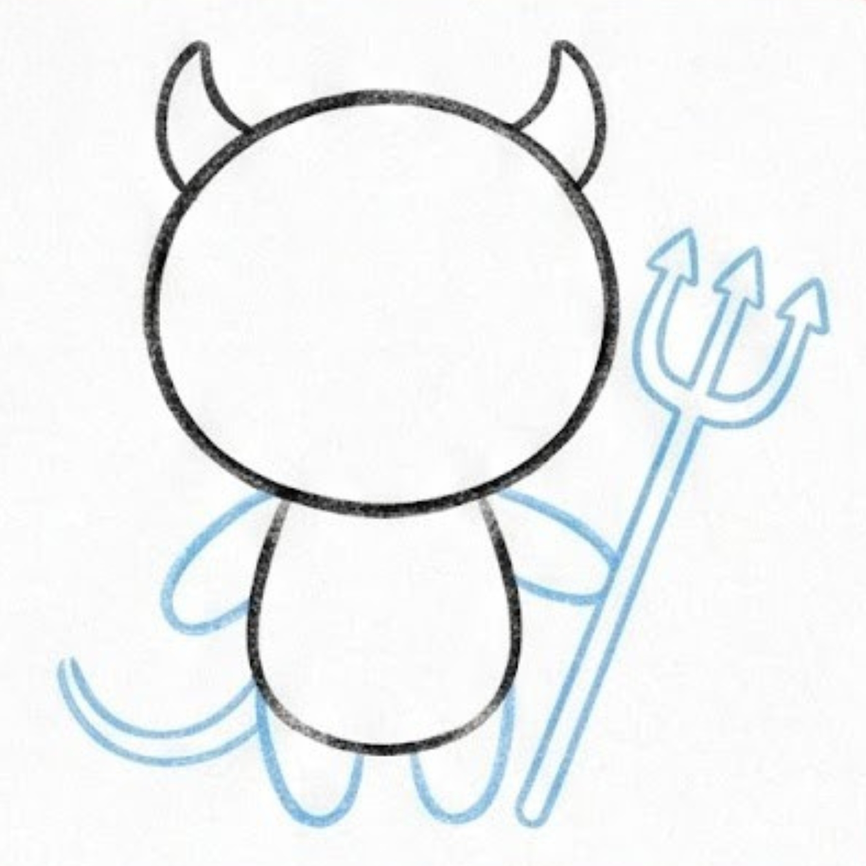 Cute Devil Drawing Easy: How to Sketch a Sweet Little Mischief Maker