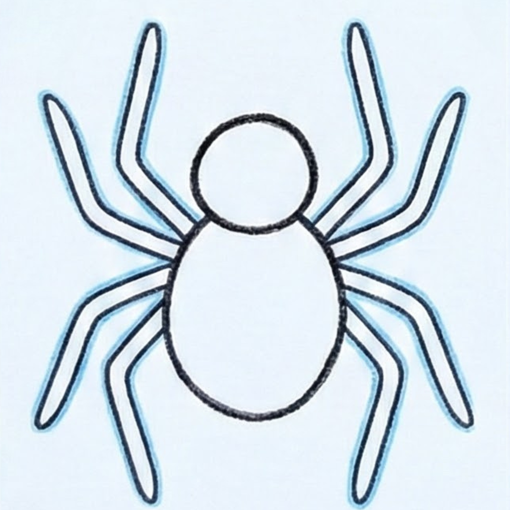 Spider Simple Draw Simple Spider: An Easy Sketch for Quiet, Creative Moments