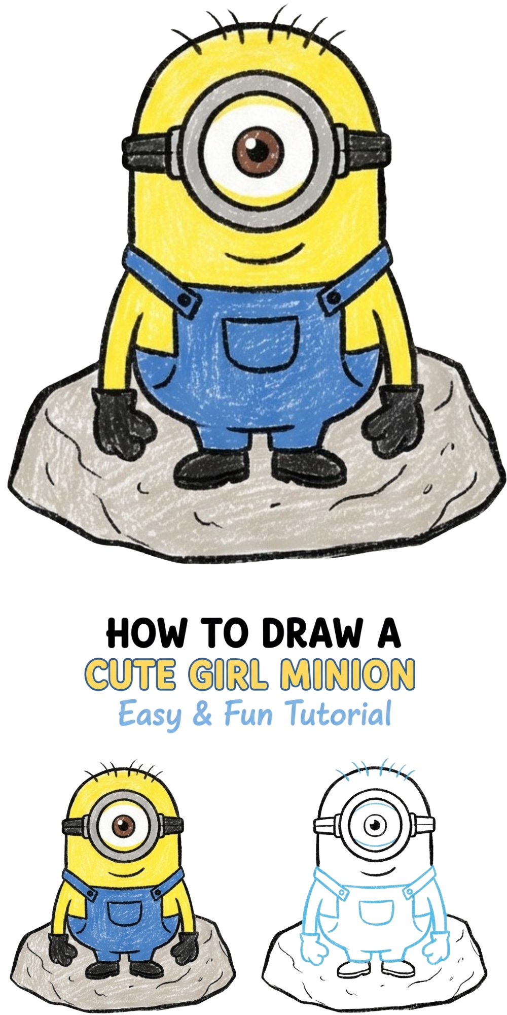How to Draw a Minion on a Rock: A Fun and Easy Step by Step Guide