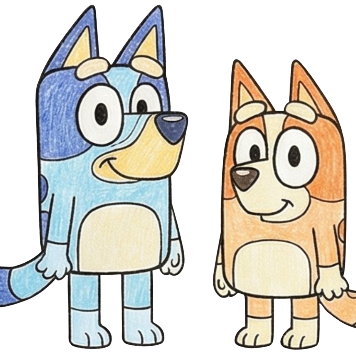 Bluey Drawing