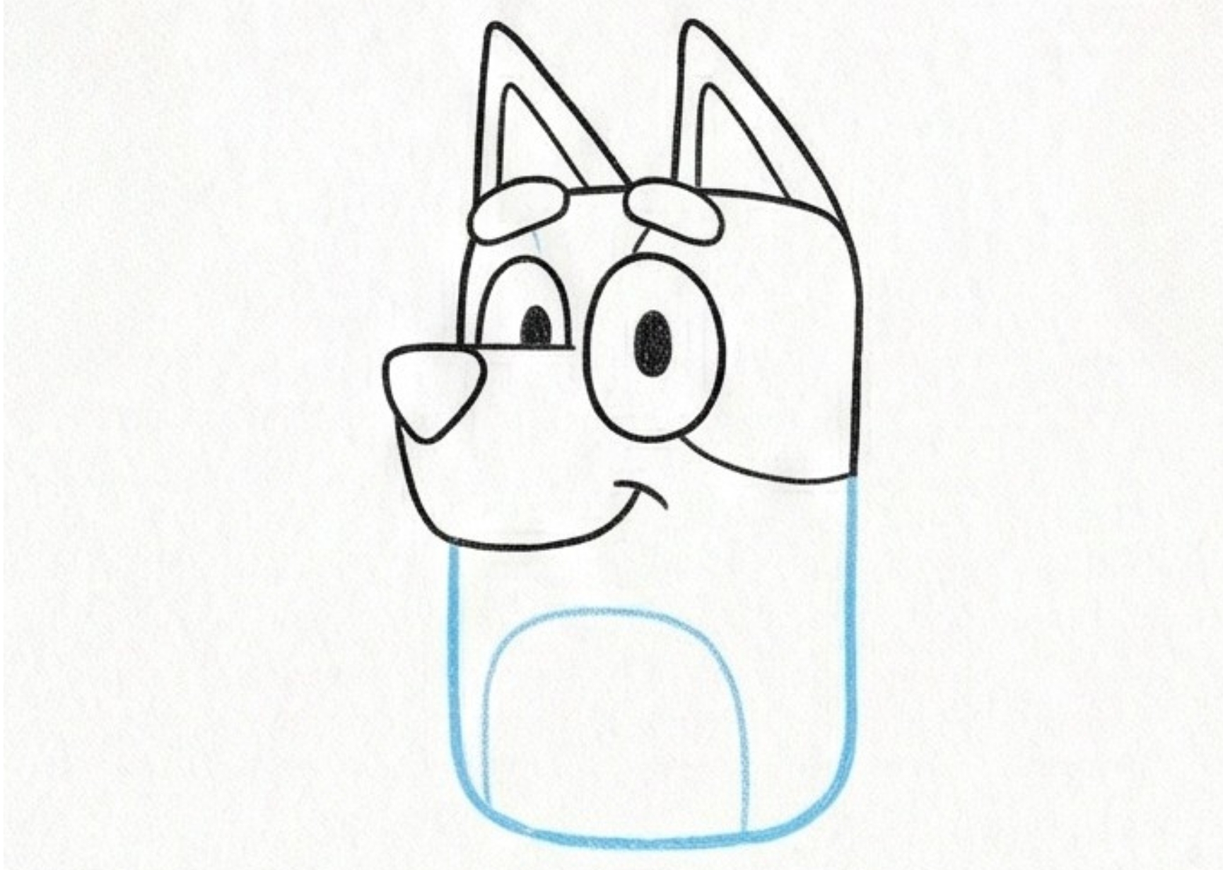 How to Draw Bluey Easy: A Simple Step-by-Step Cartoon Guide for Kids