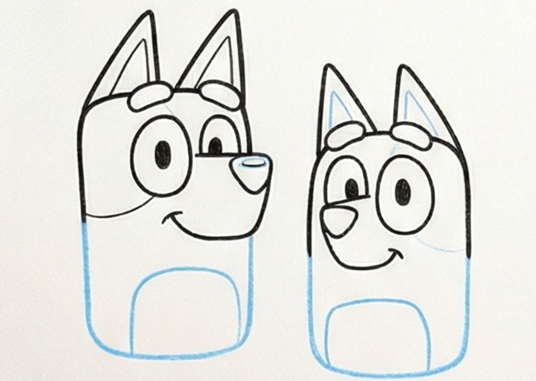 How to Draw Bluey and Bingo: An Easy Step-by-Step Guide for Kids