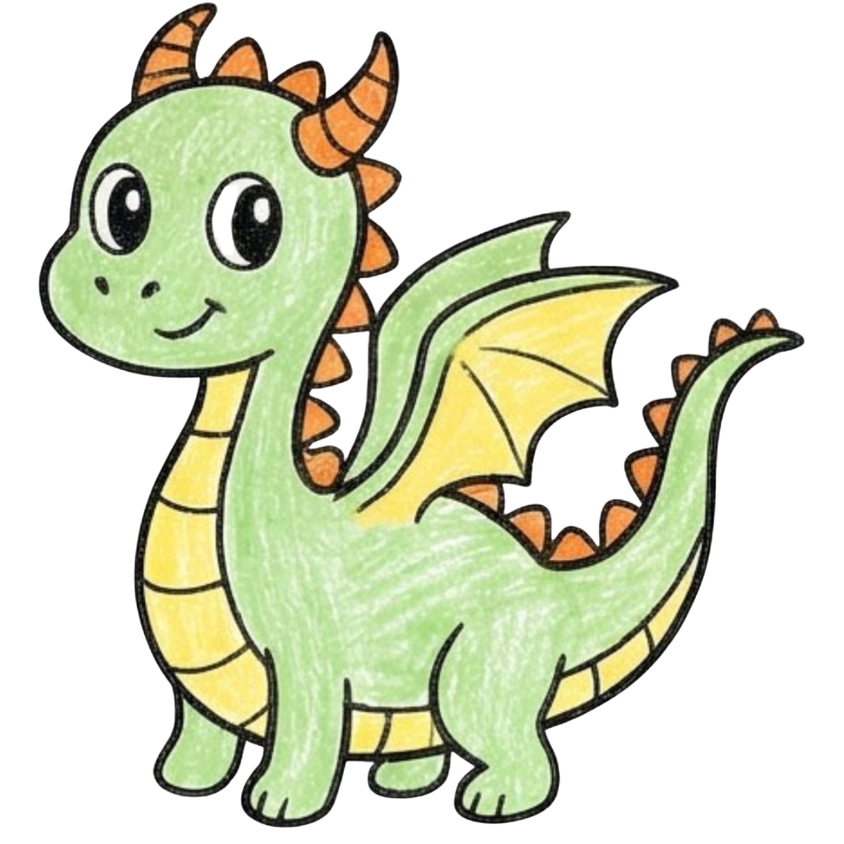 How to Draw a Cute Dragon Along Route 66 Skies