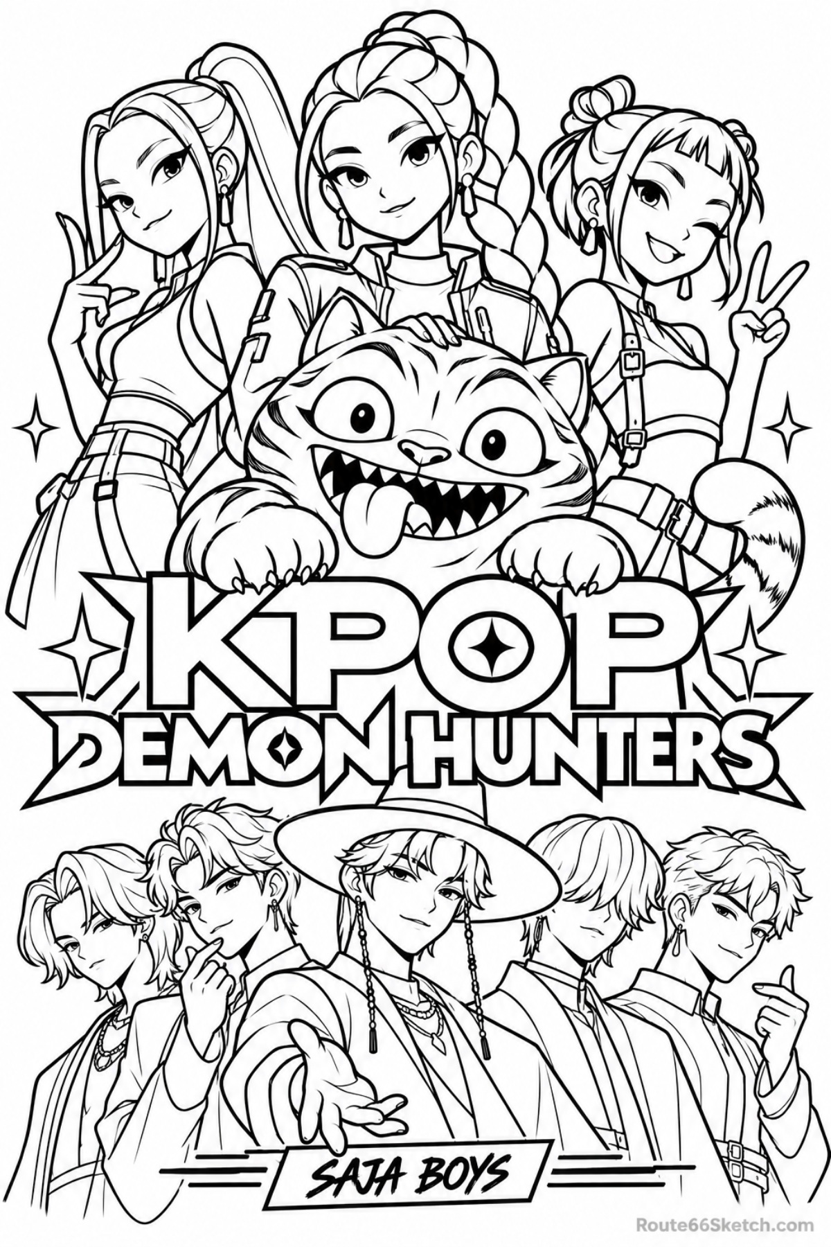 10 Kpop Coloring Pages Printable for Music Fans